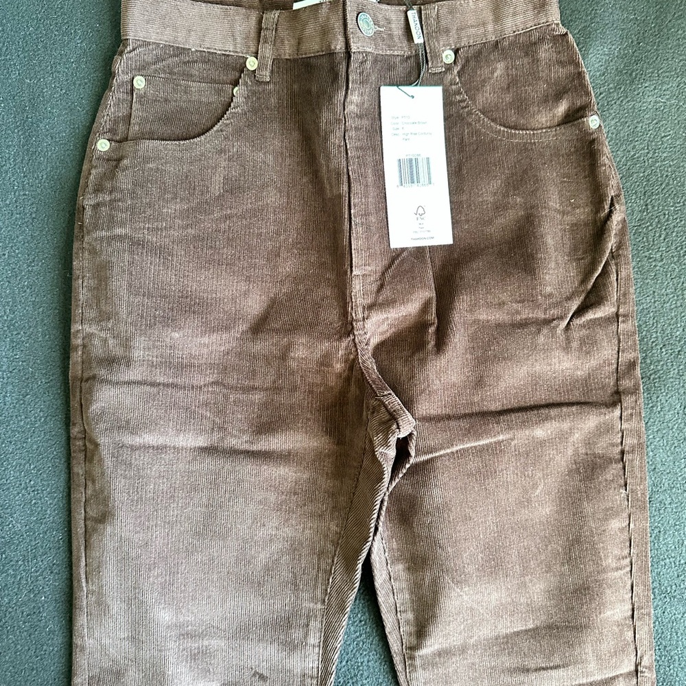 Brown Corduroy Pants